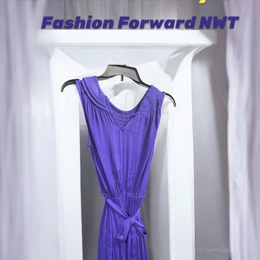Purple Sheath Midi Dress with Cowl Neck for Cocktail